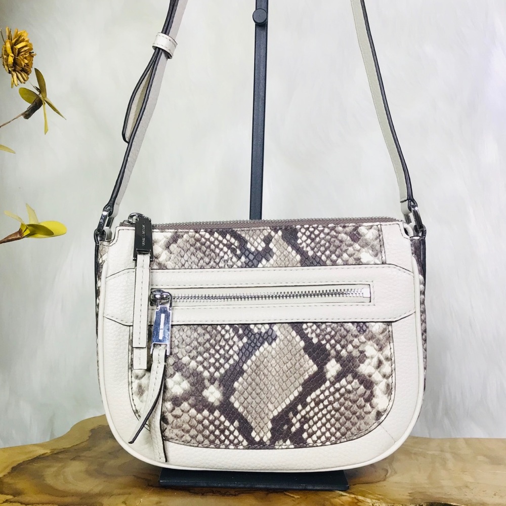 Michael Kors Julia Medium Python Messenger Bag